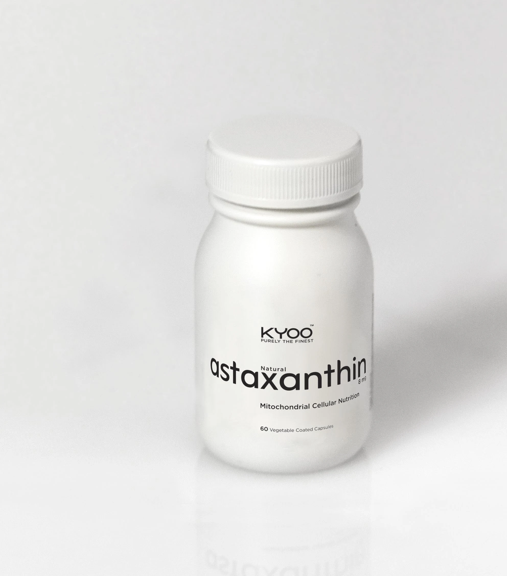 Bottle of KYOO natural astaxanthin